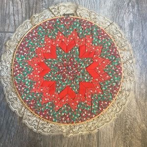 Homemade Christmas wall hanging